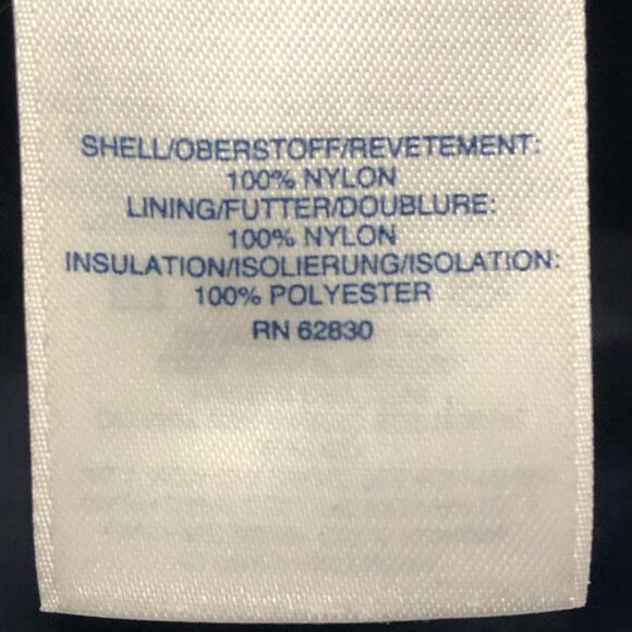 Lands’ End Youth Boys Teal Mock Neck Puffer Jacket Reg Size Large 14H-16H - Picture 10 of 10